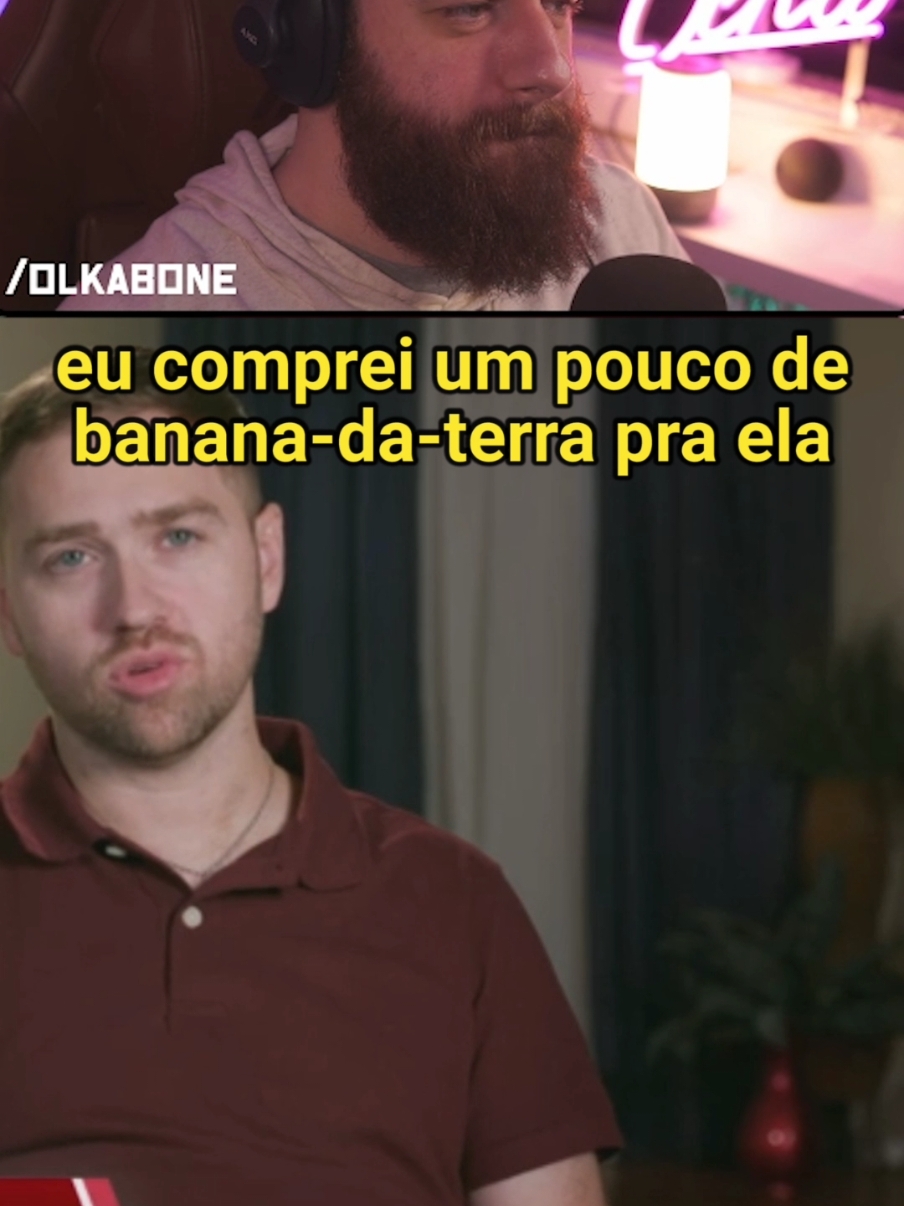 Americano compra banana para agradar esposa brasileira irritada