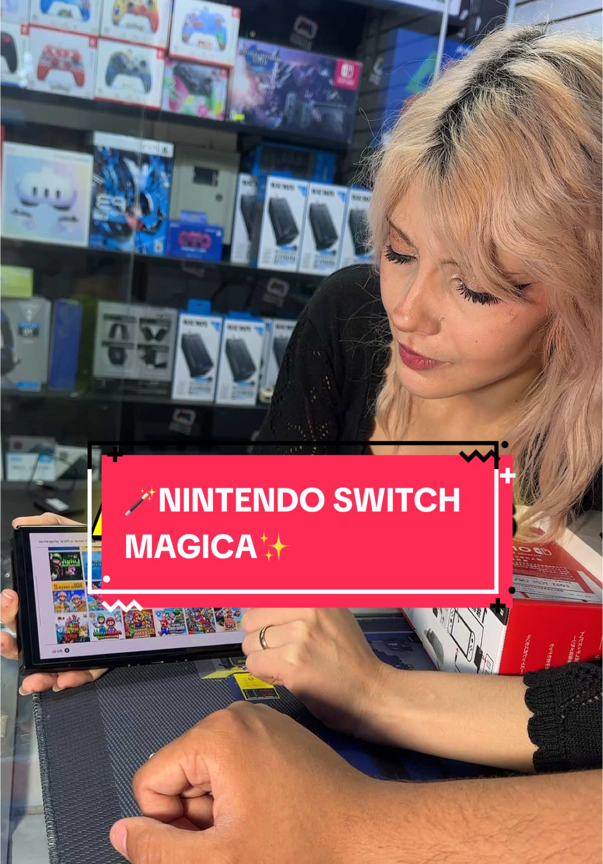 Nintendo switch magica full juegos✨ #nintendo #nintendoswitch #mariokart #videojuegos #nintendoswitcholed #viral_video #fyp #paratiiiiiiiiiiiiiiiiiiiiiiiiiiiiiii 