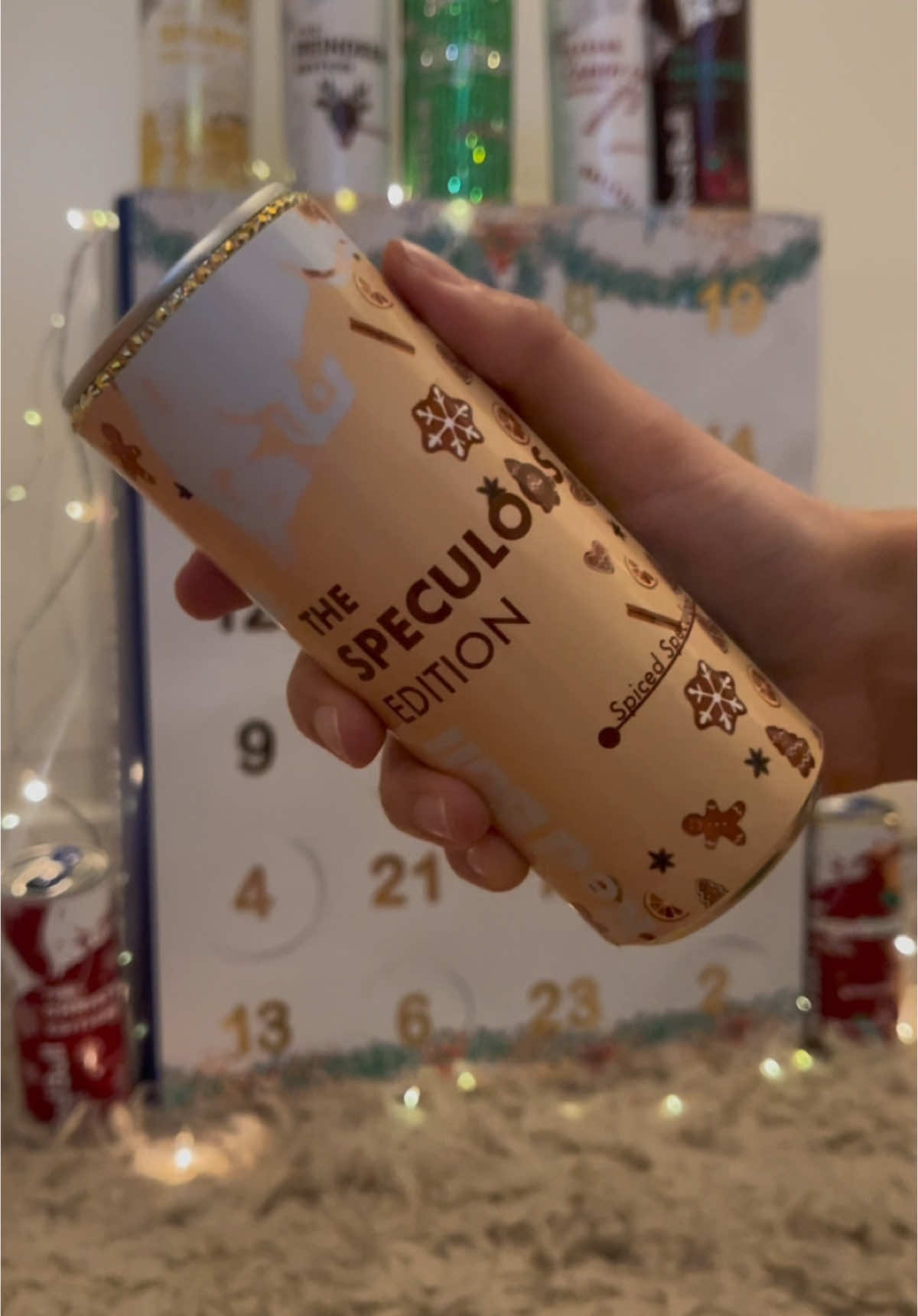 Day 7 | Redbull Advent Calendar Limited Edition SPECULOOS 🍪🤎 #redbull #redbulladventcalendar #christmas #selfmade #redbullspeculoosedition #spekulatius #fyp #viral #foryou #drinktok #christmastiktok #glytter #spicedspeculoos #speculoos 