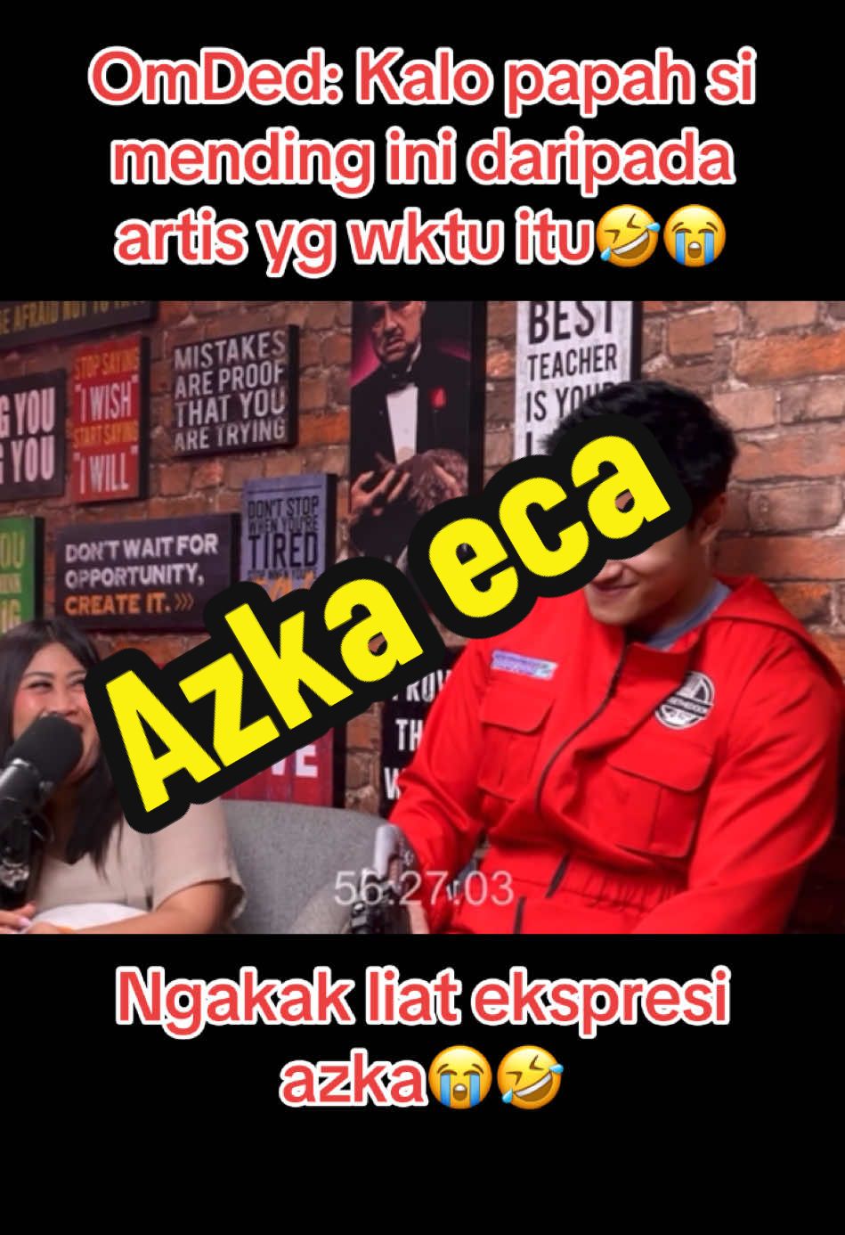 Azka dapet lampu ijo dari omded😋🤣#eca #azkacorbuzier #deddycorbuzier #prazteguh #vidi #boiyen #podhub 