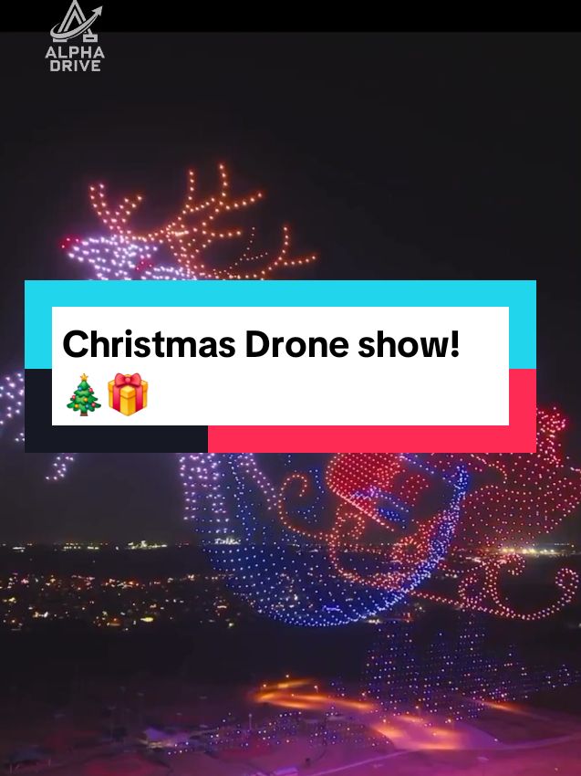 Best thing you'll see today! A Santa Claus made of drones! #christmas #santaclaus #drones #holidays 