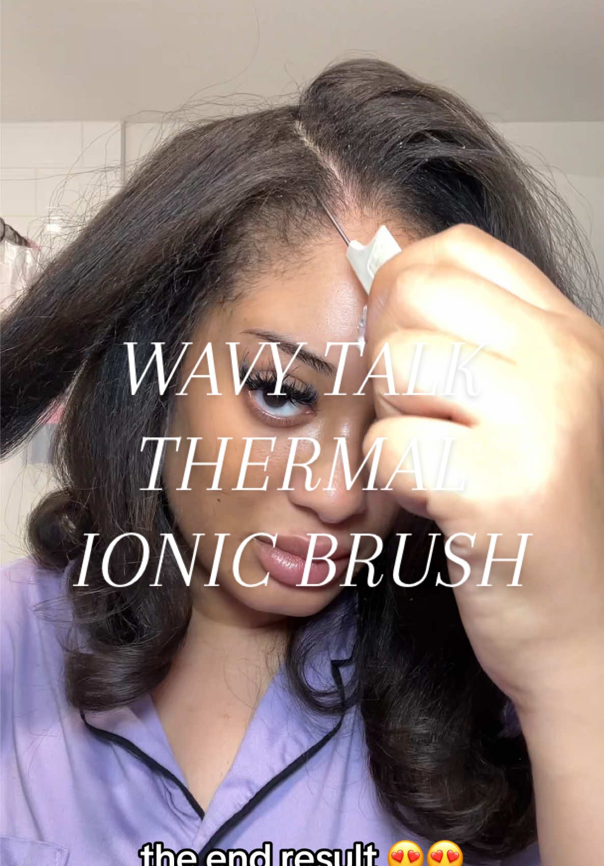 literally took me 15 minutes 🤯🤯 #wavytalk #thermalbrush #creatorsearchinsights 
