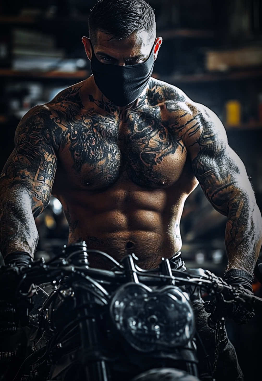 “I wish you’d come over but if you have any suspicions… babe, this is my Saturday night. Wanna join me?” #maskedmen #bikertok #tattoo #bookboyfriend #masktok #BookTok 