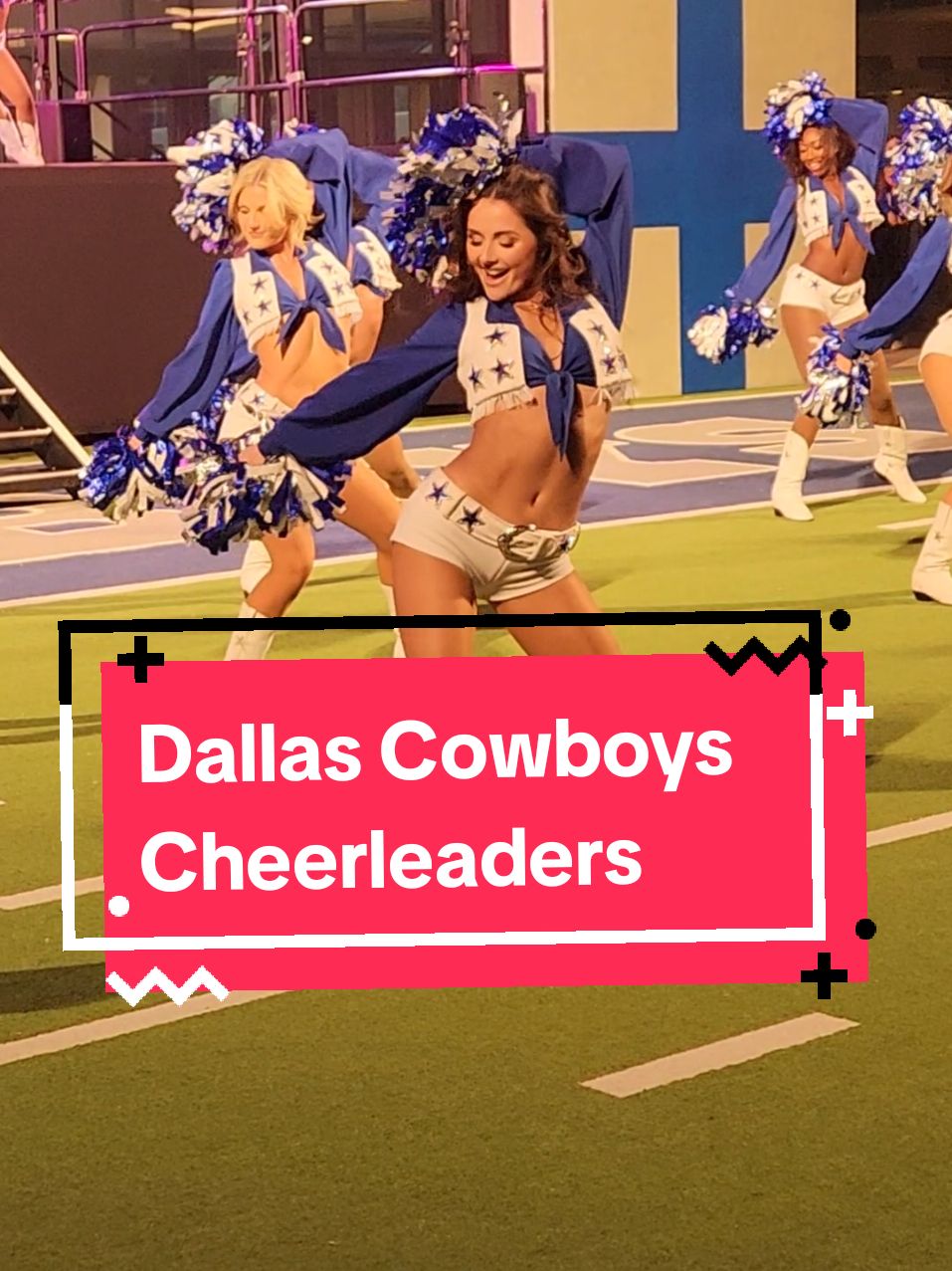 Working the Christmas Extravaganza is so much fun! We love getting this view of all the @Dallas Cowboys Cheerleaders ! #dallascowboys #dcc #americassweethearts #cheerleader #netflix #holiday #treelighting #christmas #thunderstruck @reece.christinee 