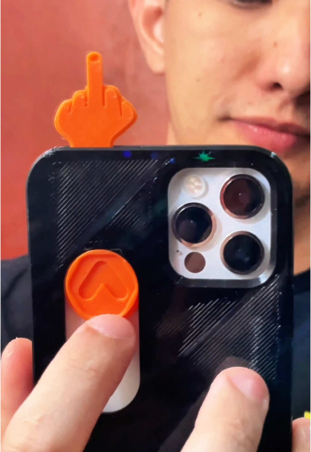 Middle Finger IPhone Case ​⁠  @BAMBULAB USA #bambulab #3dprinter #3dprinted #impresion3d #3dprint #iphone