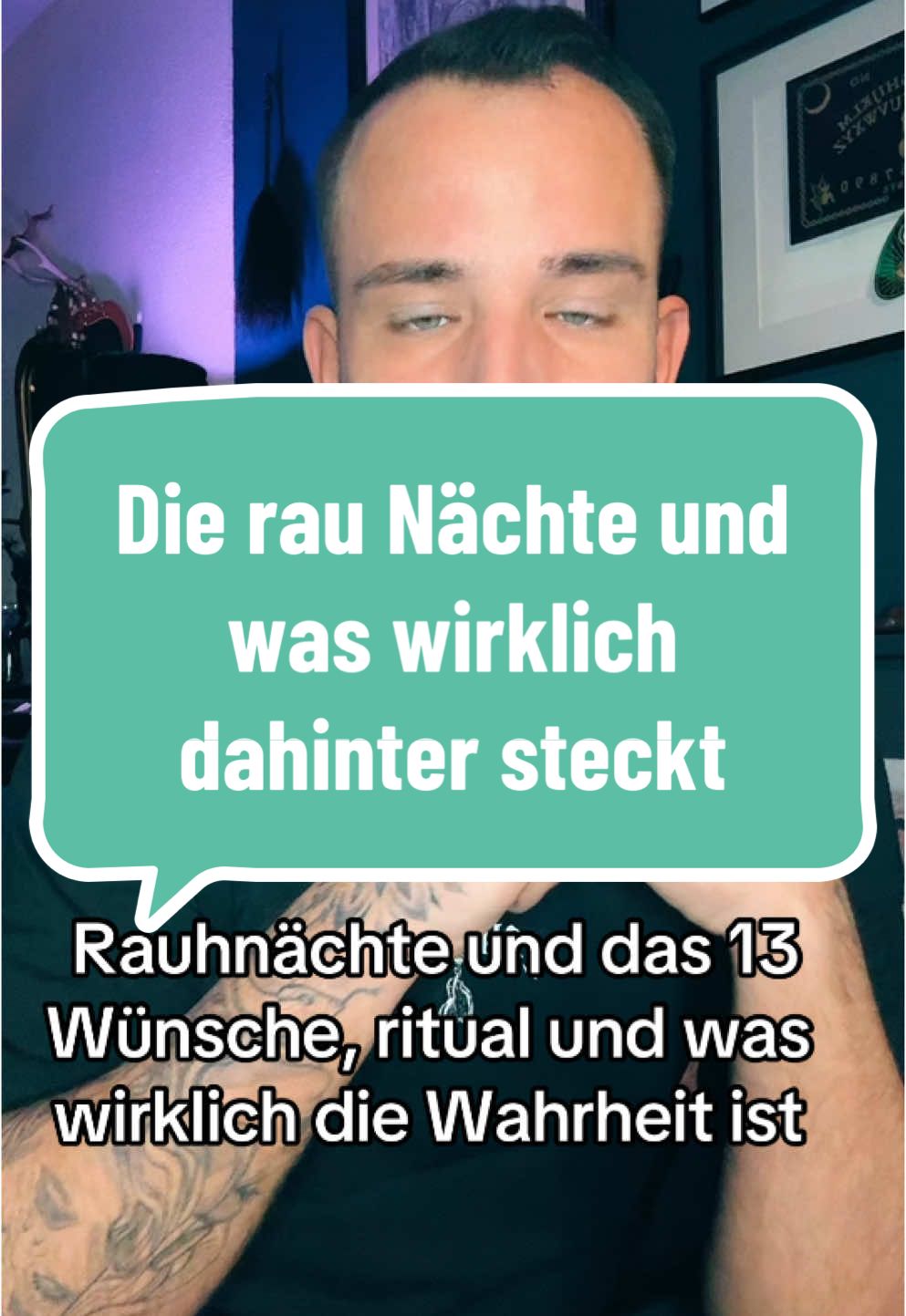 Die rau Nächte haben eine ganz ganz tiefe, verwurzelte spirituelle Bedeutung, die wenn man sie richtig durchführt, einem eine große Erkenntnis und großes Wissen bringen kann. Aber es ist kein Wunschkonzert, und es ist auch nicht so das es eine Party ist, die man für sich in Anspruch nehmen kann. #sprituality #spritualtiktok #spritual #rauhnächte #manifestation #manifestieren #13wünscheritual #