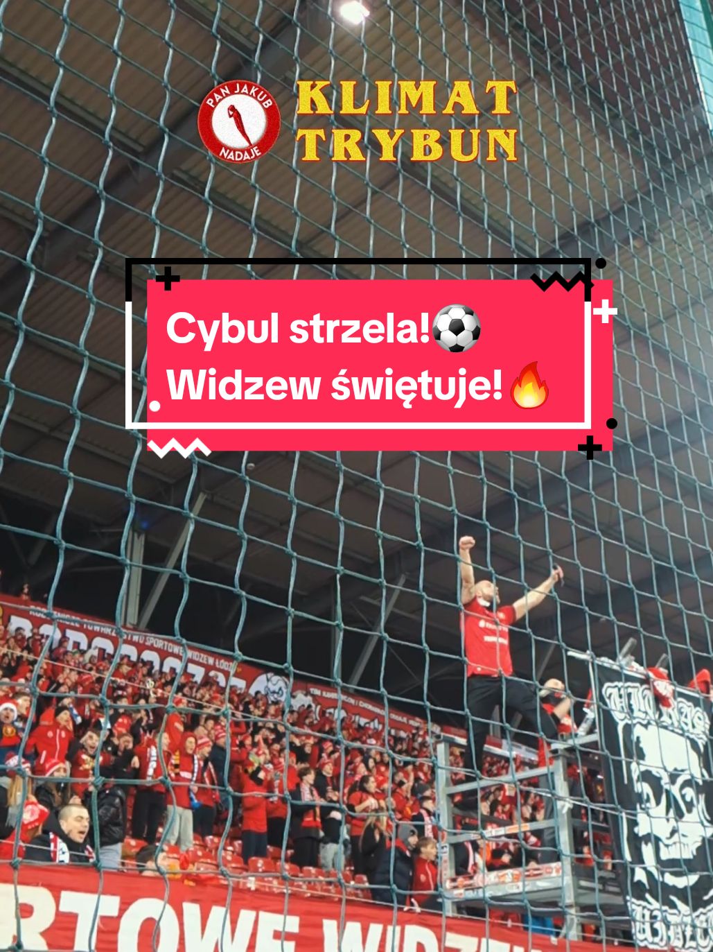 Polub, zapisz i podaj dalej!🔥 | Reakcja Widzewa na bramkę Kamila Cybulskiego! #Widzew #panjakub #doping 