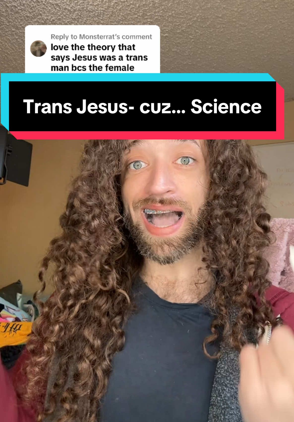 Replying to @Monsterrat Jesus was Trans if we use science as our obvious logic. Let’s cover it. And beware, certain people hate critical thinking #deconstructingchristanity #exevangelical #lgbtqia #criticalthinking #biology 