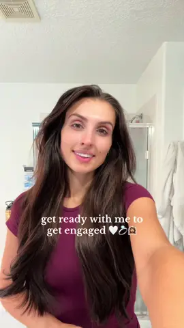 Final product at the end 🥹 he laughed when he realized I made this ahahahahaha. Can’t wait to get the pics of us in from the photographer  #engagement #proposal #grwm #grwmtogetengaged 