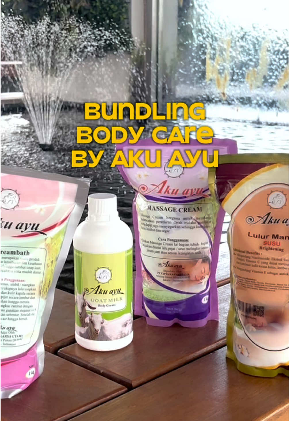 Masih suka bingung mau mulai perawatan badan mulai dari mana??? Langsung cek keranjang aja deh mending, karna banyak bgt produk bundling yg bisa kamu pilih🛍️🛒 happy shopping ladies💅🏼 #akuayu #lokalbrand #lokalproduk #skincarelokal #bathandbody #bodyscrub #kulitmulus #kulitcerah #kulithalus #SelfCare #glowing 