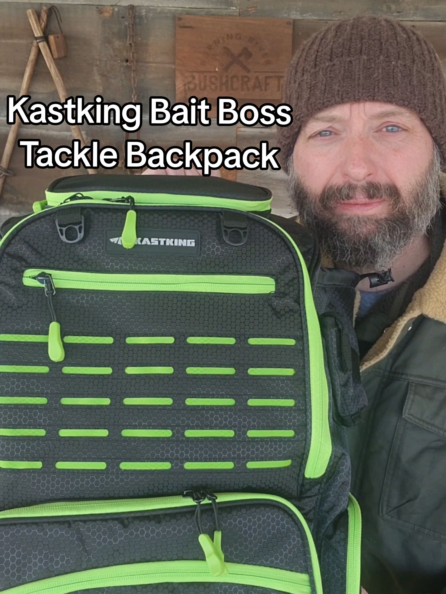 The @KastKingUSA Bait Boss Fishing Tackle Backpack has all the features you'll need to spend a day on the water. Make the fisherman on your list smile. #burningriverbushcraft #kastkingusa #kastking #TikTokShop #fishtok #GiftGuide #fishing 