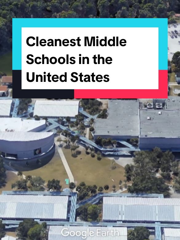 Cleanest Middle Schools in the United States  #top10 #googleearth #usa #middleschool #school 