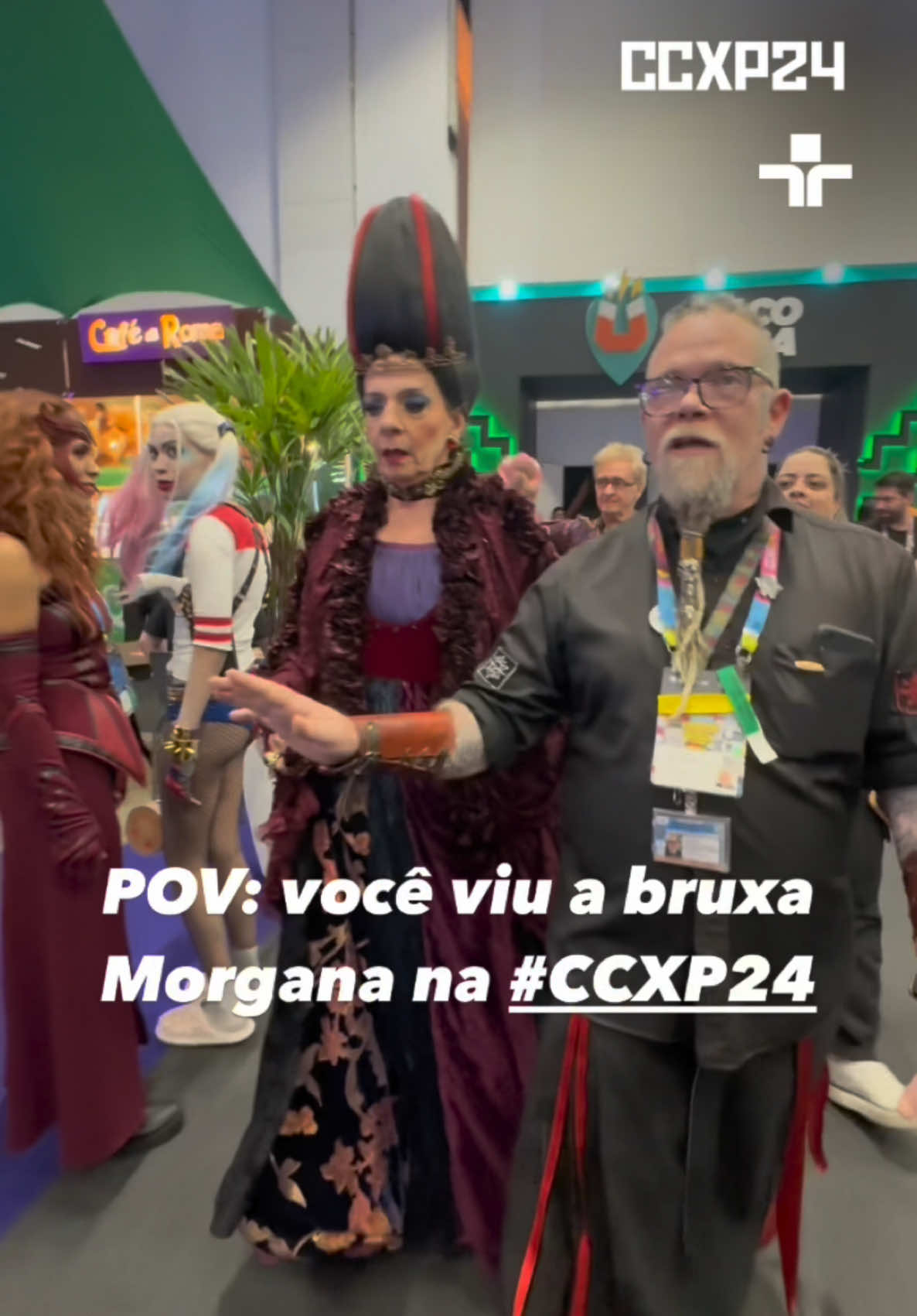 A nossa querida bruxa Morgana acaba de chegar na CCXP 24 😍🧙🏻‍♀️ #TVCulturanaCCXP #Morgana #CasteloRáTimBum #CCXP