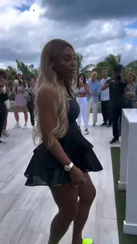 Serena Williams attended the Wyn activation in Miami  #serenawilliams #serena #wyn #miami #wynbeauty #beebuzz59 