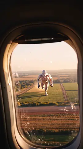 Would you survive this encounter? 😱 #MonsterInTheSky #UnbelievableSight #AlienChase #ScaryEncounters #FlightNightmare