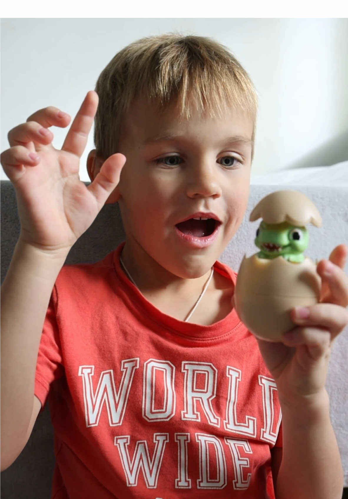 Watch the magic happen as the dino pops out of the egg - it's a surprise every time! My kids absolutely love it, and it brings so much joy to family playtime❤️ The playful sound effects and colorful design make it a hit for kids of all ages. Add some prehistoric fun to your day! Grab the Egg Pop Dino now! #kidsoftiktok #toys #toysforkids #dinoegg #eggpop #kidstoys #easteregg #easter #playtime #fyp #momlife 