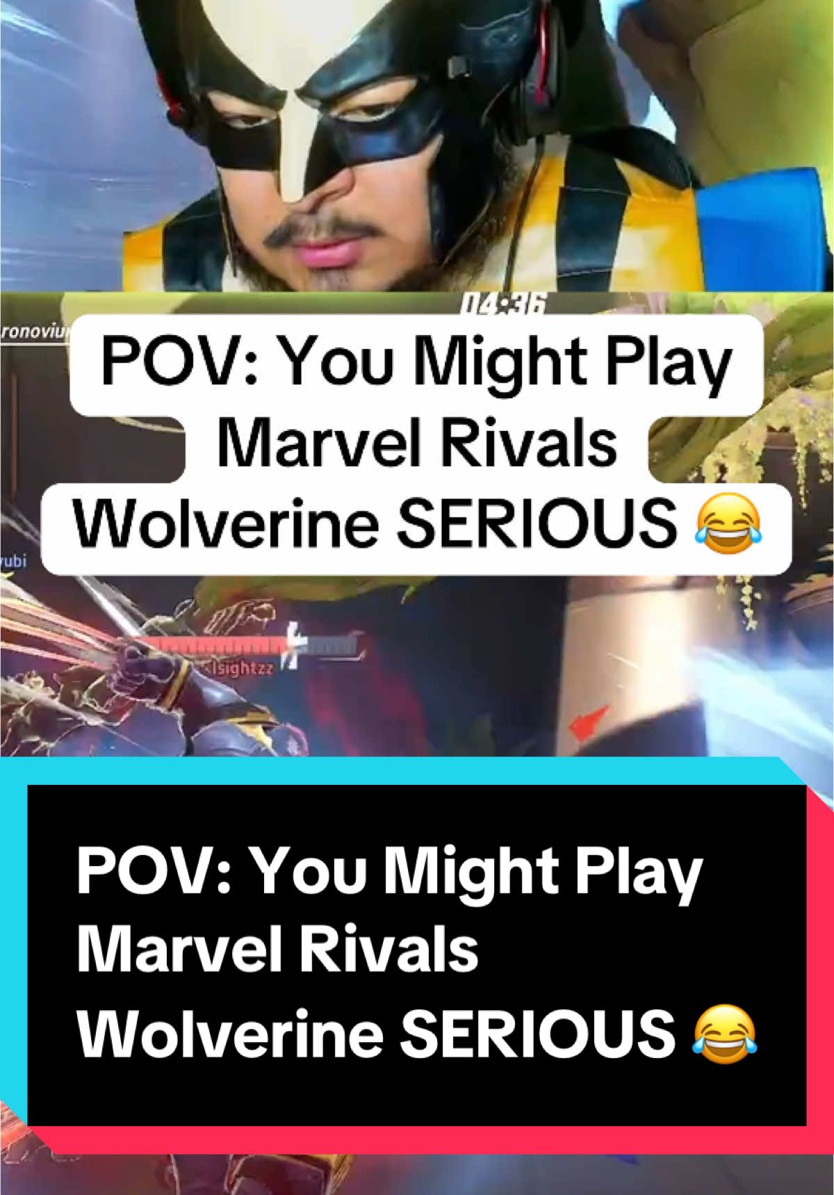 POV: You Might Play Marvel Rivals Wolverine SERIOUS 😂. #marvelrivals #doomsrise #marvelrivalsclips #marvelrivalsgame 