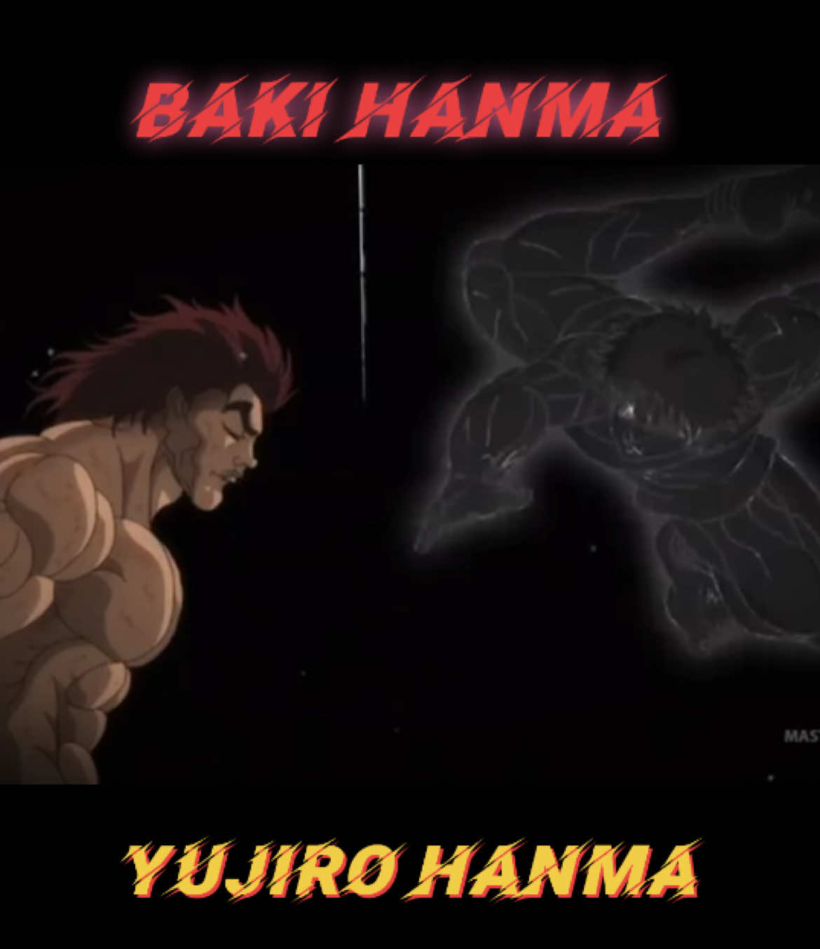 combat baki vs yujiro. Like father like son ! Amazing shadow boxing animation ! Best fight ever ?  . . . #bakihanmaedit #shadowboxing  #yujirohanma  #baki  #yujiro #animeedittiktok 