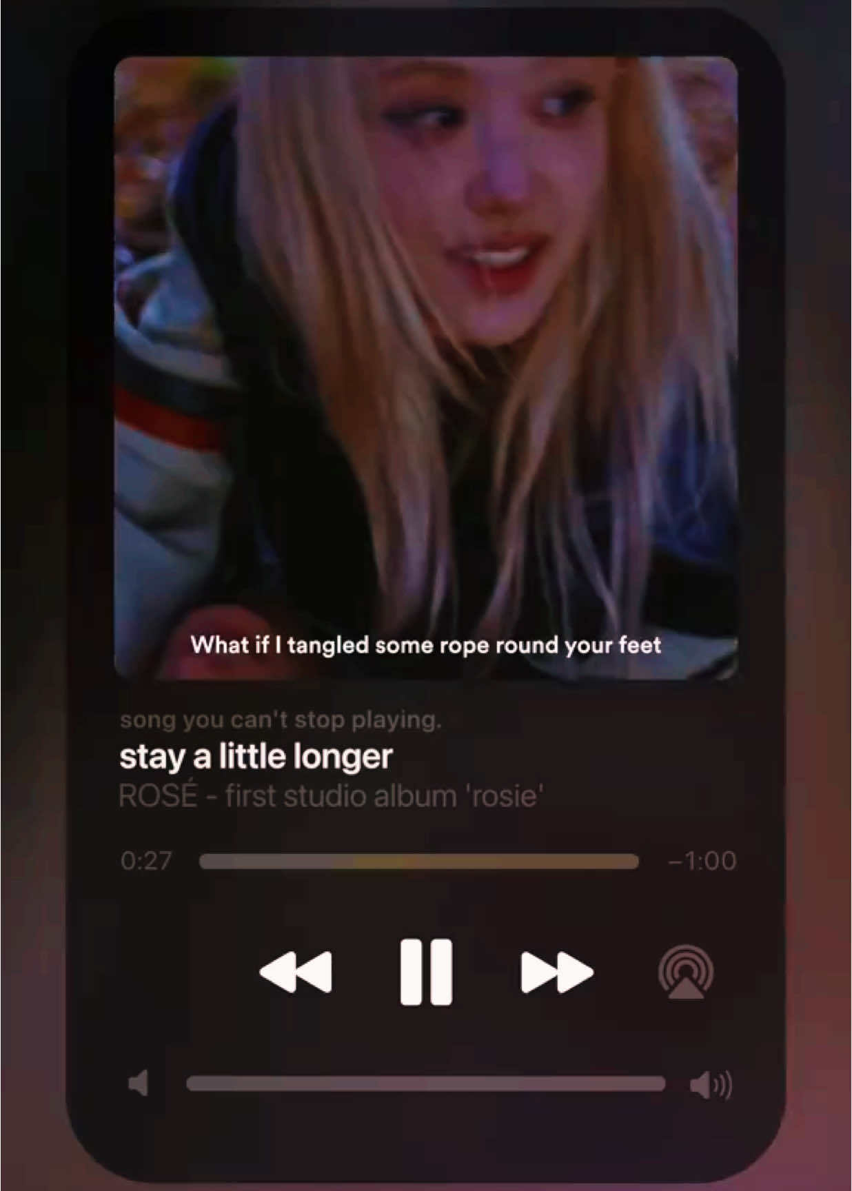 #stayalittlelonger #rosé #rosie #album #rosé #newmusic #newmusicfriday  #newreleases #hitsong #fyp #fypシ #fypシ゚viral #foryoupage #foru #viraltiktok #fyppppppppppppppppppppppp #viralvideo #viralsong #blowthisup #highlights #followers #everyone #Rosé #december #newsong #blowthisuptiktok #ballad 