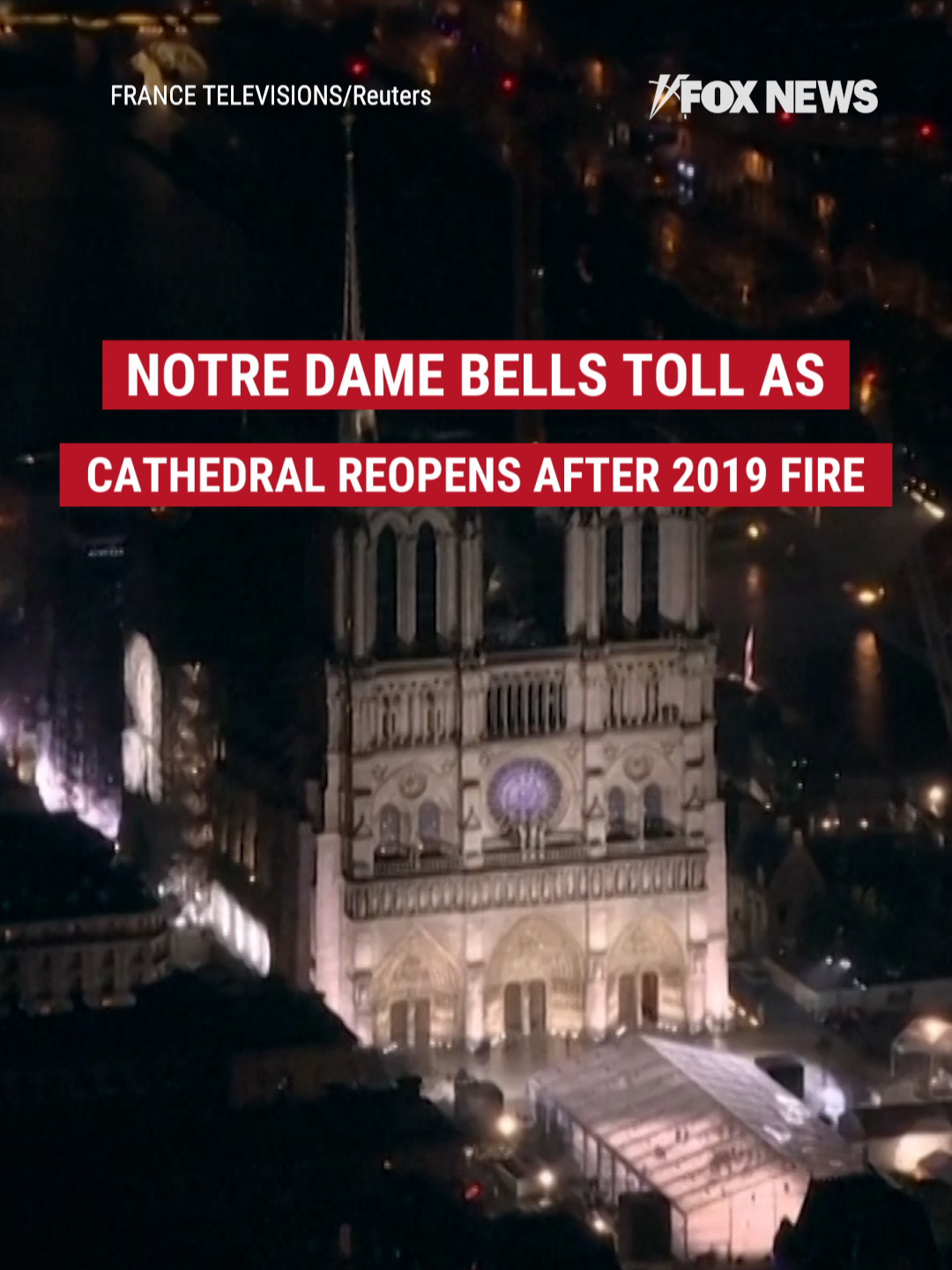 HEAR THEM RING: World leaders gathered in Paris for the reopening of Notre Dame Cathedral, which has been closed since 2019 after a devastating fire. During the ceremony, the cathedral’s bells tolled for the first time in years.