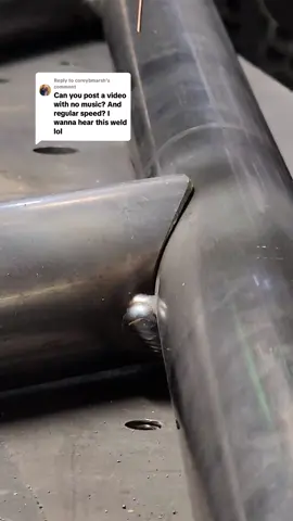 Replying to @coreybmarsh Here is an unedited raw weld for ya👊