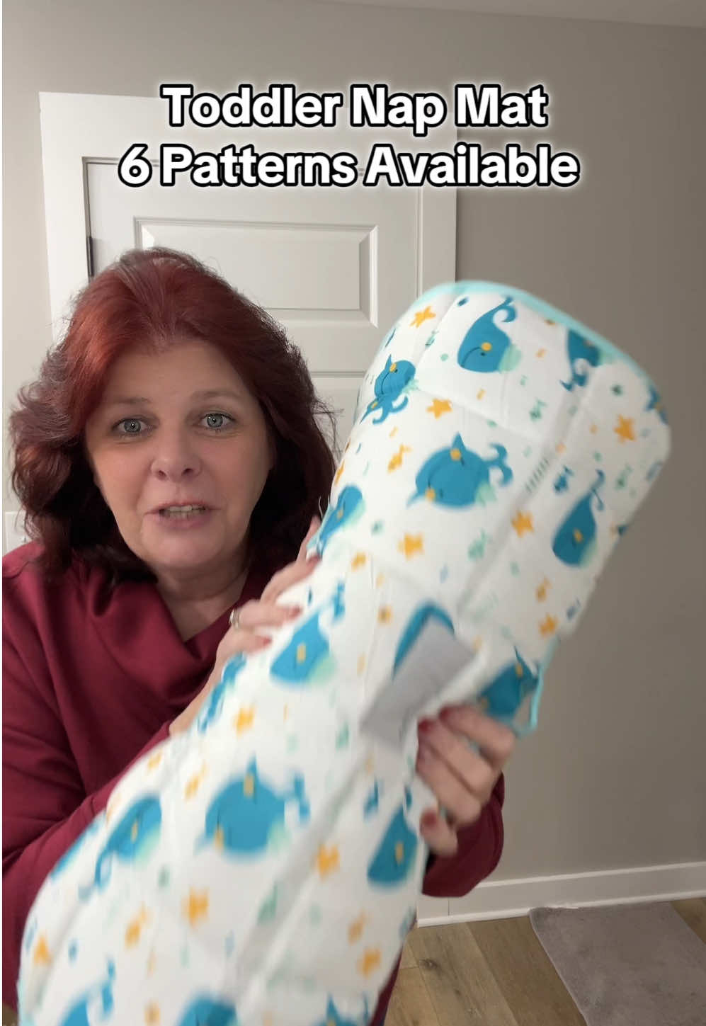 The todder nap mat is the cutest kid friendly sleeping bag with removable pillow and attached blanket #biloban #naptime #toddlermom #sleepingbag #toddlersleep #giftsforkids #bedtime #holidayhaul 