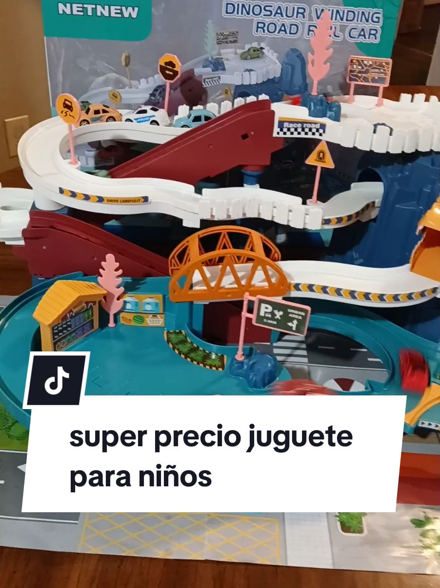 juguetes para los pequeños  #Dinusaur_rase_track_playset #toys_for_kids 