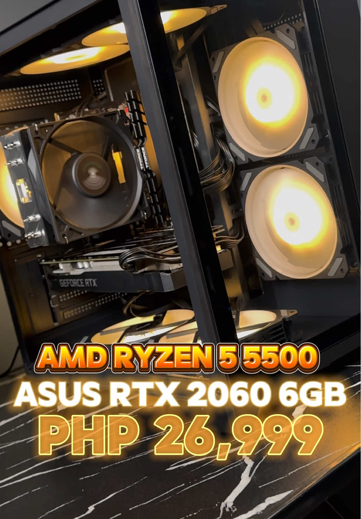 AMD Ryzen 5 x RTX 2060 PC Build for as low as ₱27,000 😱🥺🥶🔥 #fyp #pcbuild #ryzen #GenshinImpact #gamingpc #desksetup #office #workfromhome #Valorant #streamer #CapCut #fypage #rtx #officesetup #asus #pc #monitor #gaming 