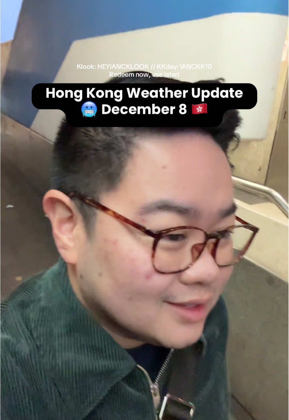 Hong kong weather today December 8 🥶 #traveltips #hongkongweather 