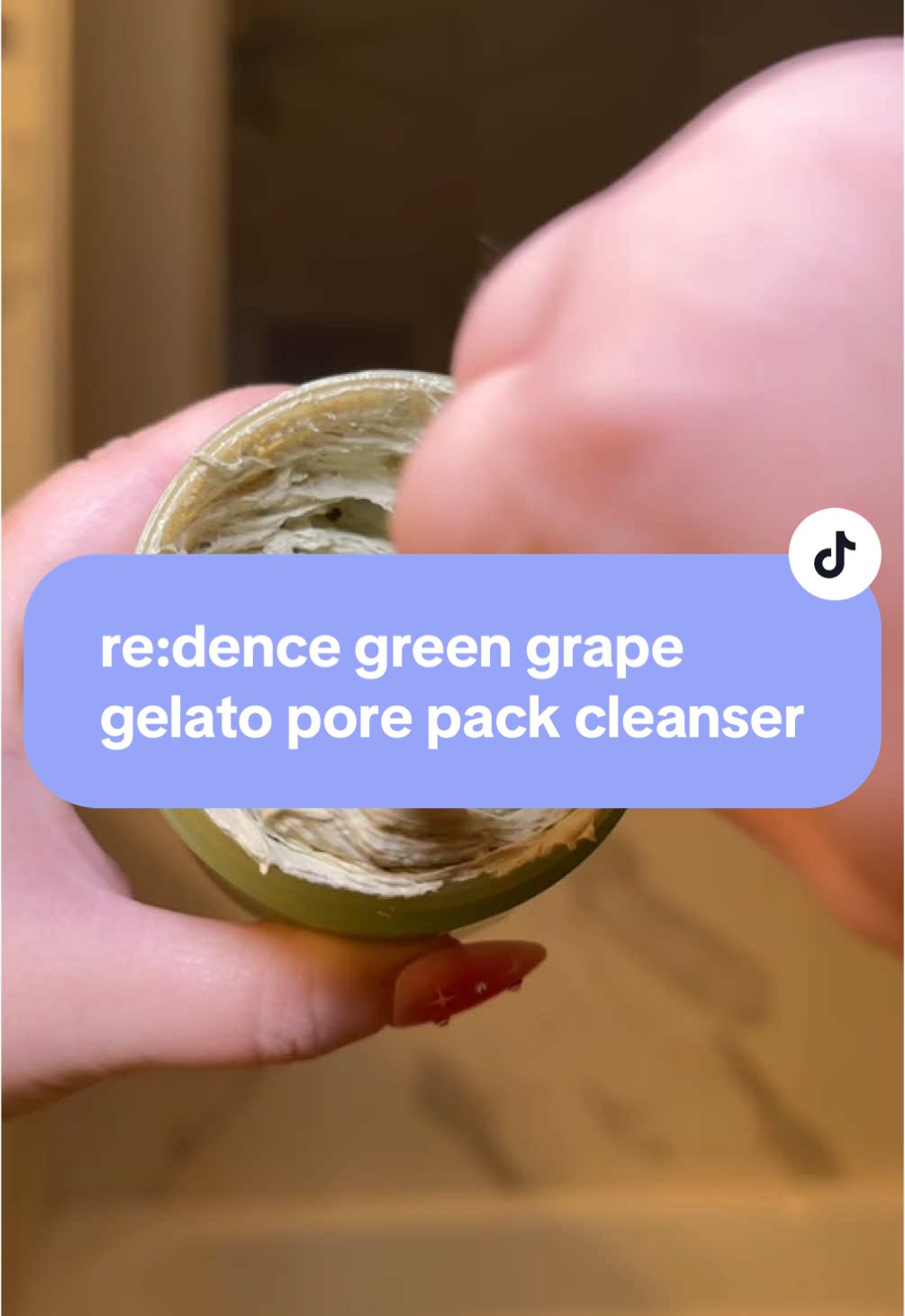 trying the @Redence_global green grape gelato pore pack cleanser 💚 #Redence #Cleanser #skintok #Kbeauty #KoreanSkincare #fyp #glowskin #claymask #mudmask #creatorsearchinsights #kbeauty #kbeautyskincare #koreanskincareproducts #kskincare #skincaretok 