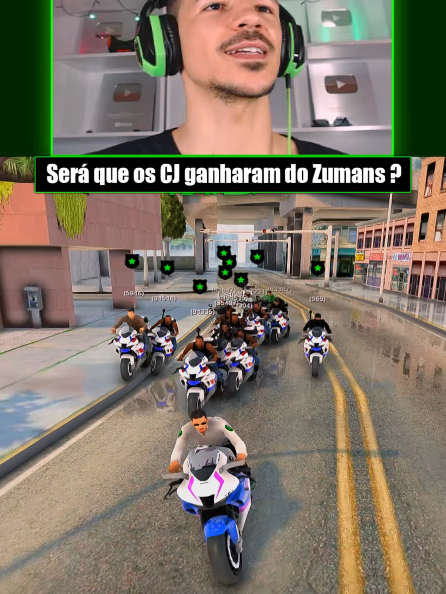 Sera que os cj ganharam do zumans na fuga #forupage #gta #game #fyp