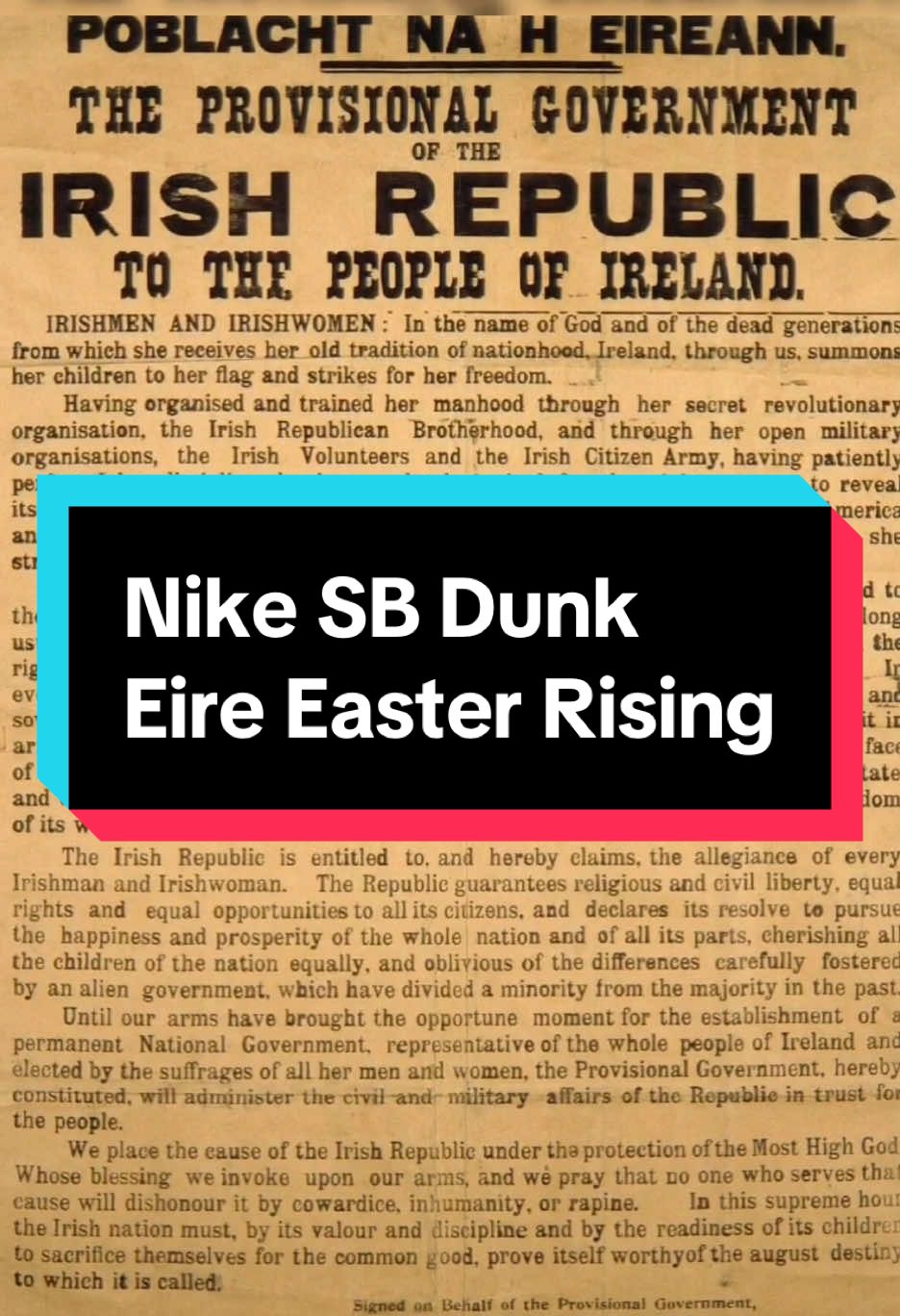 Nike SB Dunk Low Pro Eire - Easter Rising #irlandia #easter #rising #easterrising #nike #sbdunk #nikesb #dunk #nikedunk #dunklow 