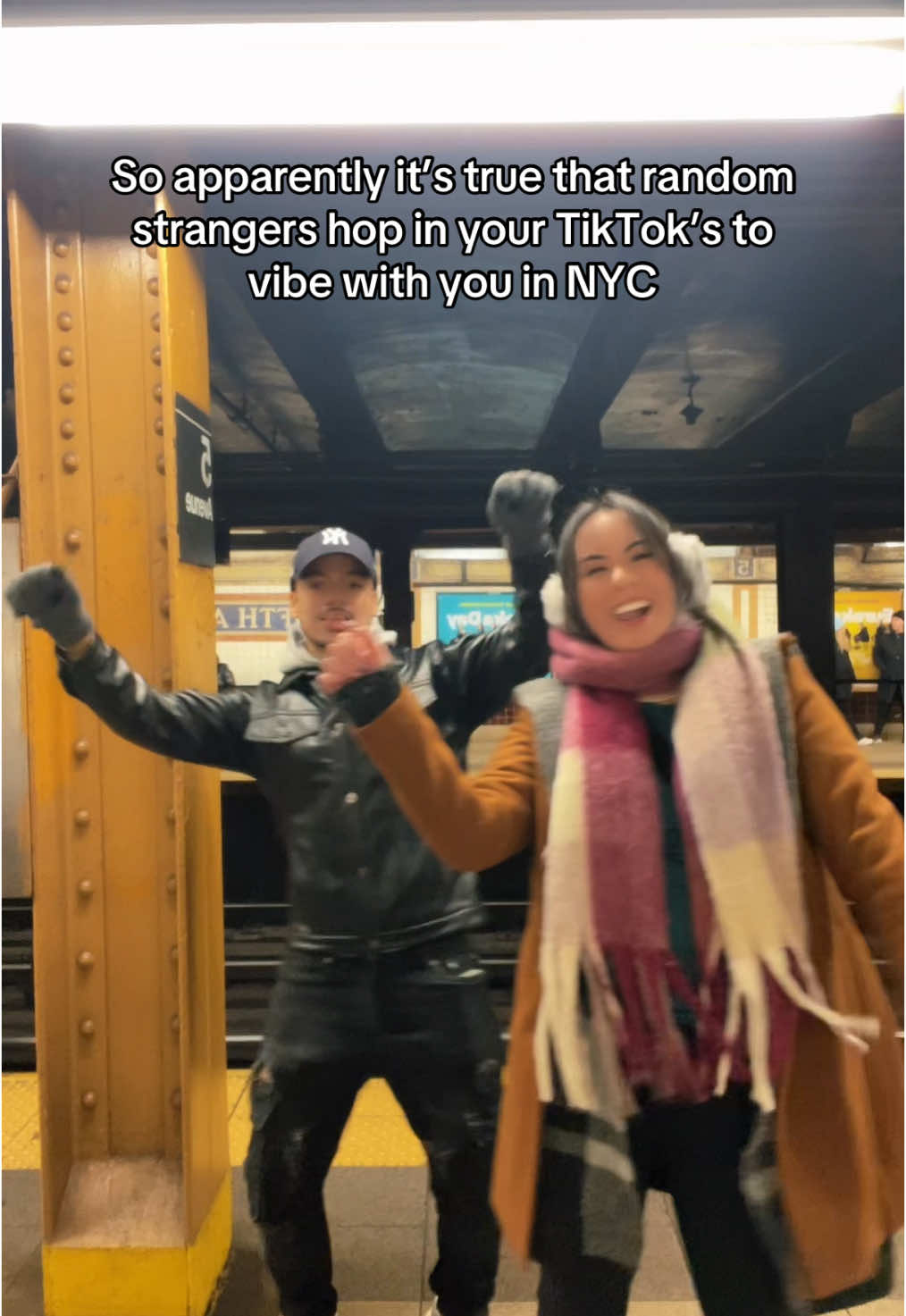 I cant believe I actually experienced this 🤣 #nyc #newyork #newyorkcity #eastcoast #tourist #subway #newyorksubway 