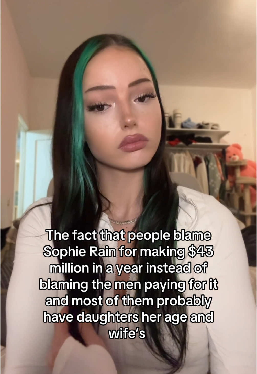 . #SophieRain #43million #doublestandards #dobettermen #foryourpage #relatable 