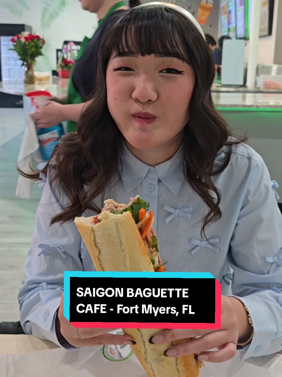 SAIGON BAGUETTE CAFE 11609 S Cleveland Ave #30, Fort Myers, FL 33907 #SAIGONBAGUETTE #FortMyers #FL #Florida #MustTry #FoodFinds #Vietnamese #Restaurant #BahnMi #Pho #Boba #MilkTeas #Tea # Coffee #BubbleTea @SAIGONBAGUETTE