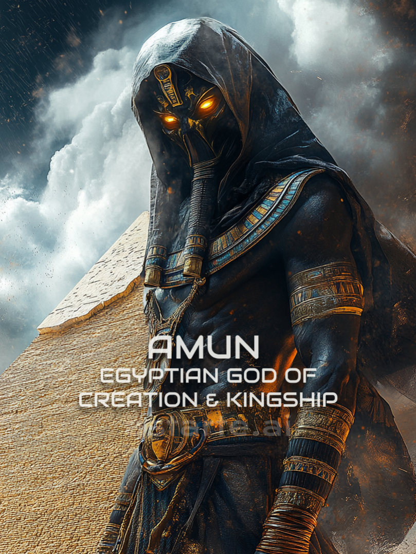 Amun: The Divine Majesty of Creation #ai #aiart #klingai #midjourney #aigenerated #aigeneratedvideos #aitok #4k #hd #fypシ゚viral #foru #flypシ #foryourepage #viral #egypt #pyramid #avatar #god #pharaon #ra #amun #creation #kingship #astarteai