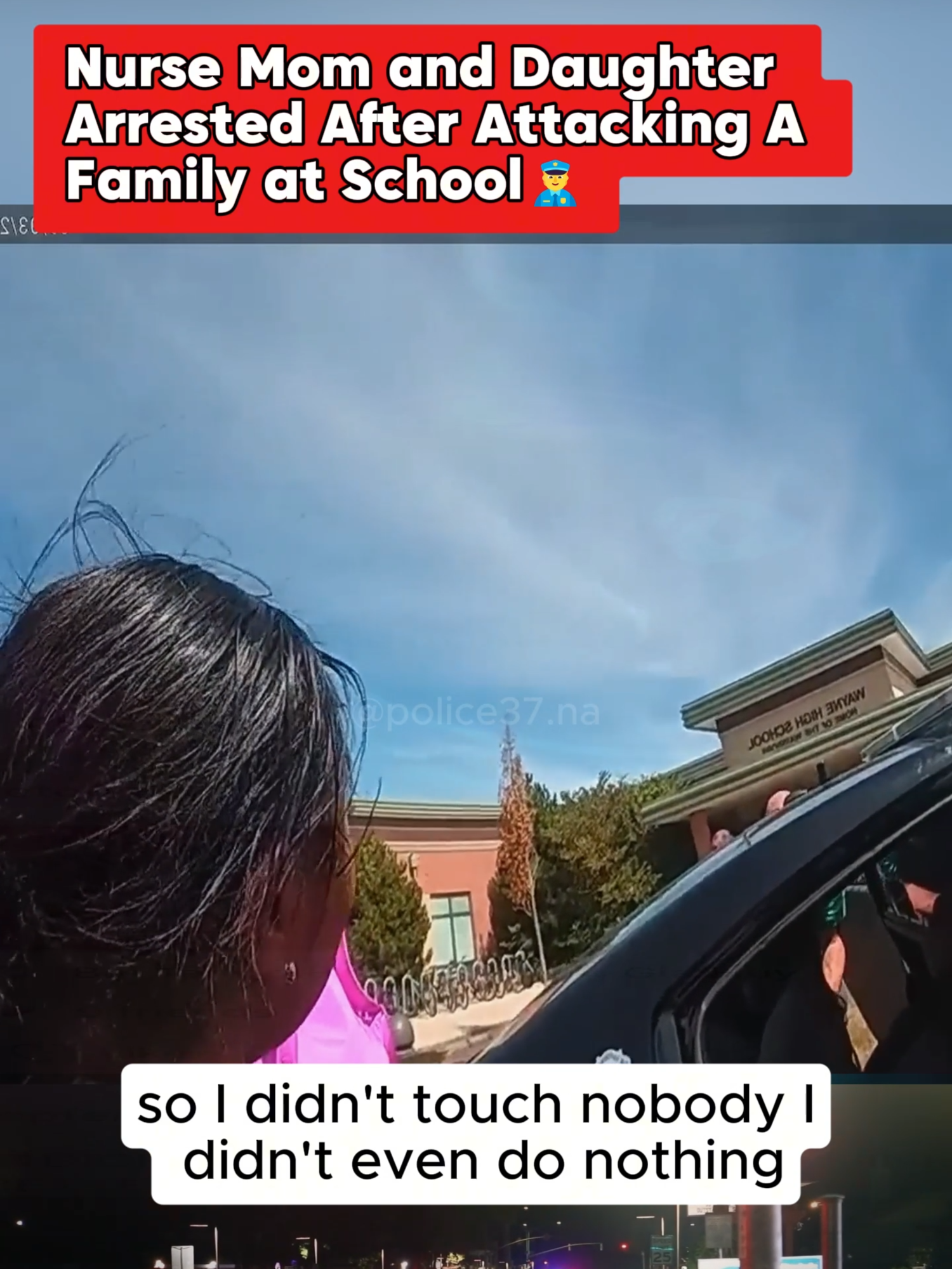 Nurse Mom and Daughter Arrested After Attacking A Family at School Part 2 #policeofficer#copcam#bodycamera#cops