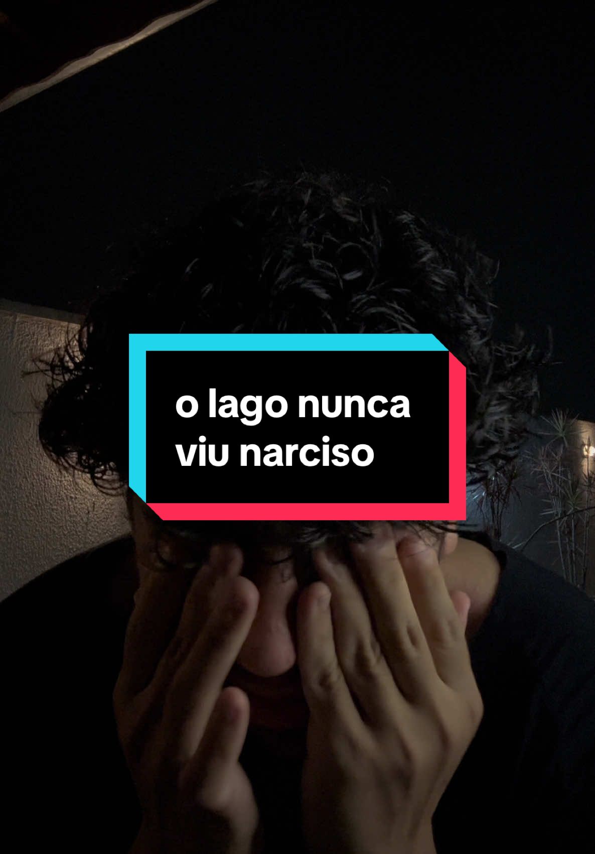 o lago nunca viu narciso! 😐 #reflexão #narcisismo #filosofia 