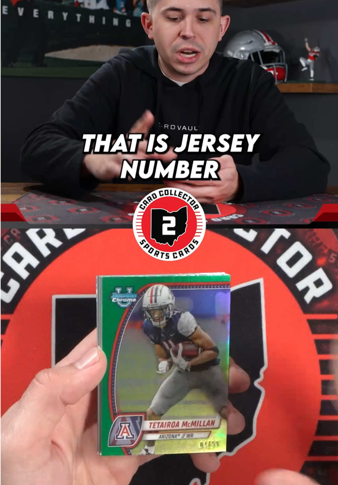 I Pulled a TOP WR Jersey #'ed Card From This $250 Box 🤯 #cardcollector2 #sportscards #cardshow #bowmanchrome #bowman 