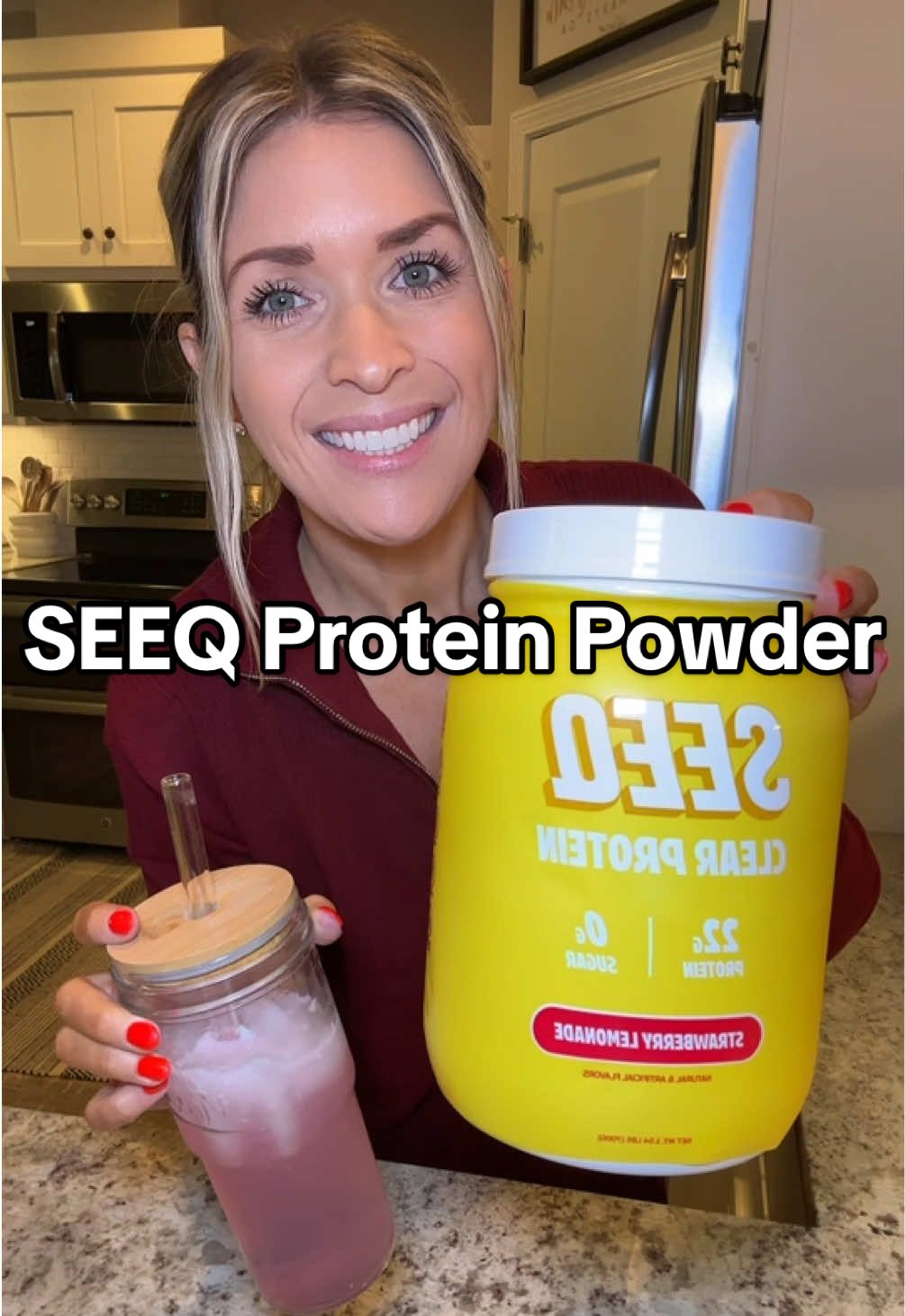 BEST protein powder!! 🙌 Seriously 10/10!!! @SEEQ SUPPLY  #SEEQ #seeqprotein #ProteinPowder #WheyProtein #clearwheyisolate #isolateprotein #ProteinDrink #Protein #bestproteinpowder #postworkoutrecovery  #TikTokShopHolidayHaul #TikTokShopCreatorPicks #GiftGuide #TTSStarCreator  