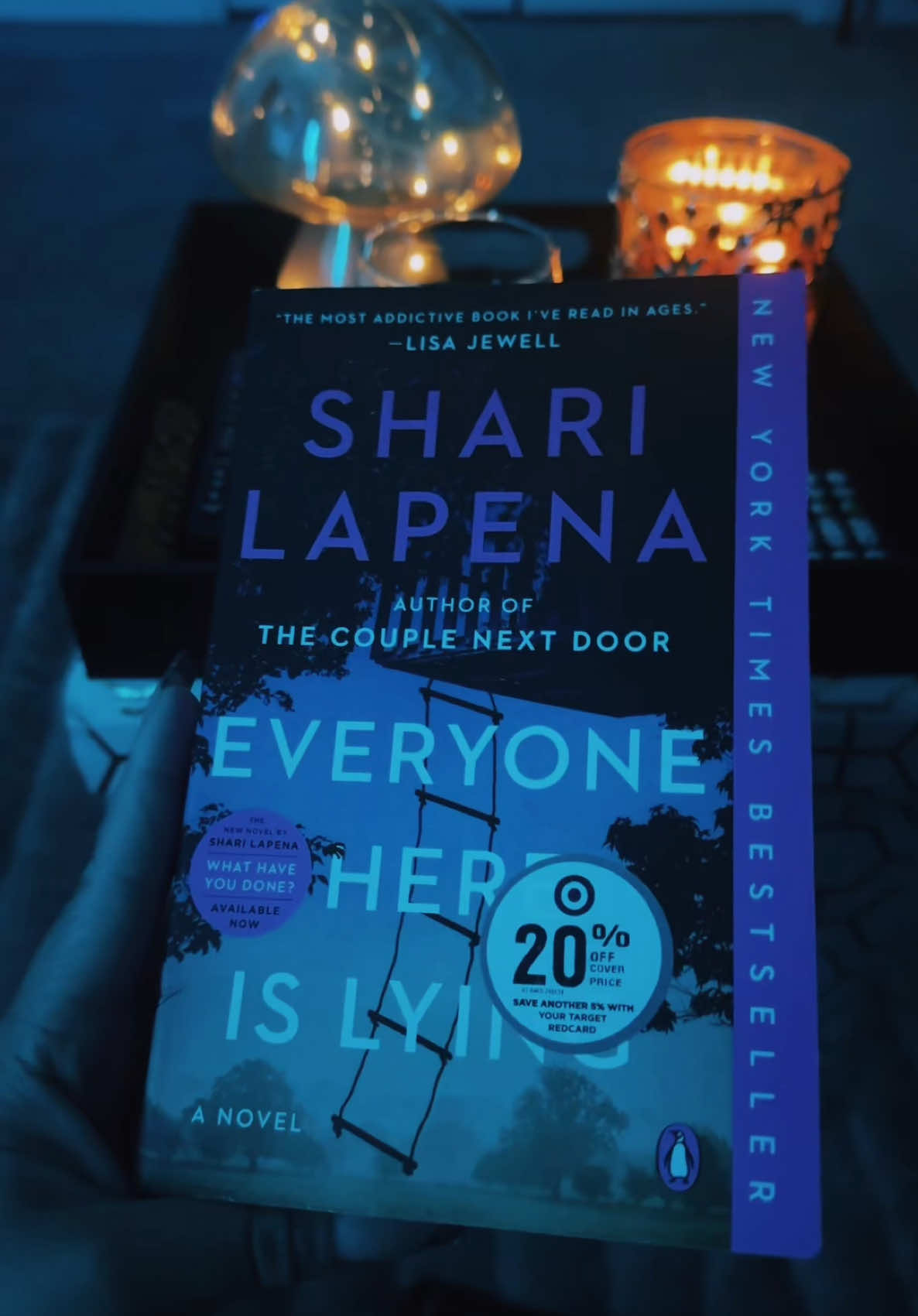 Cozy Saturday night #everyonehereislying #sharilapena #BookTok #bookish #bookworm #blackafbooktok #fyp #blackgirlreads #fypシ #wine #winetiktok🍷 #girlsnight 