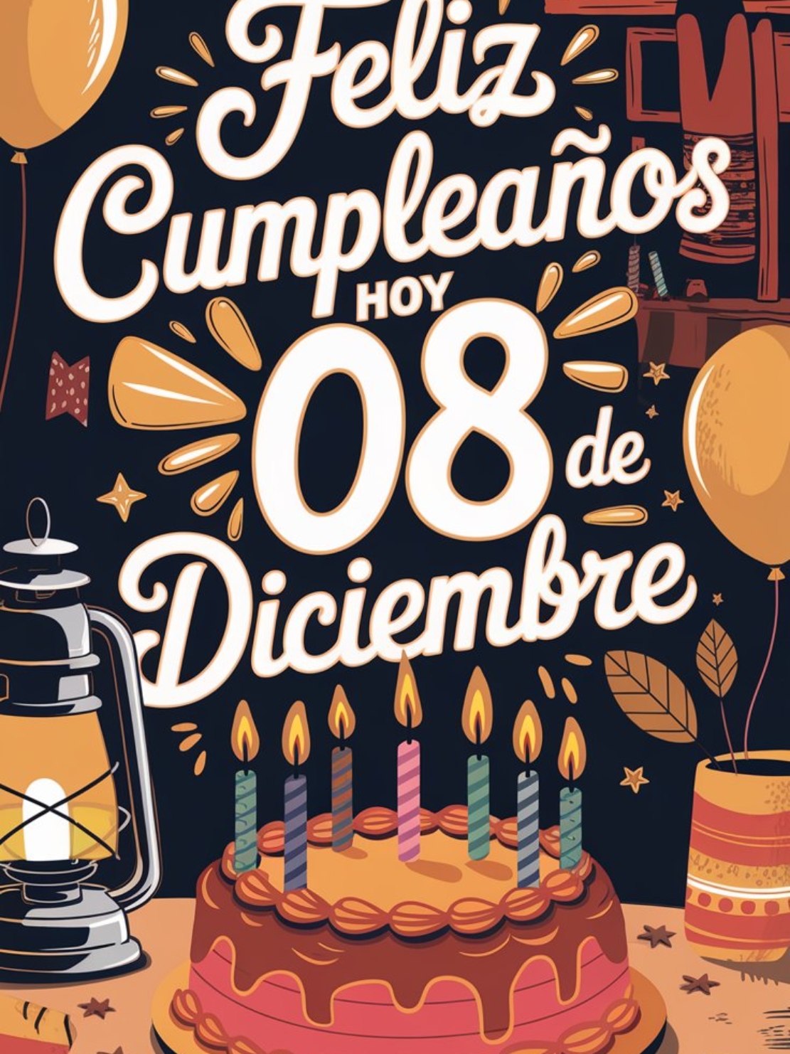 Feliz cumpleaños hoy 08 de diciembre, que cumplas muchos años más de vida y salud 🎂 feliz cumpleaños en éste día tan especial para ti y tu familia. #canciones #felizcumpleaños #happybirthday #aacusiamusic 