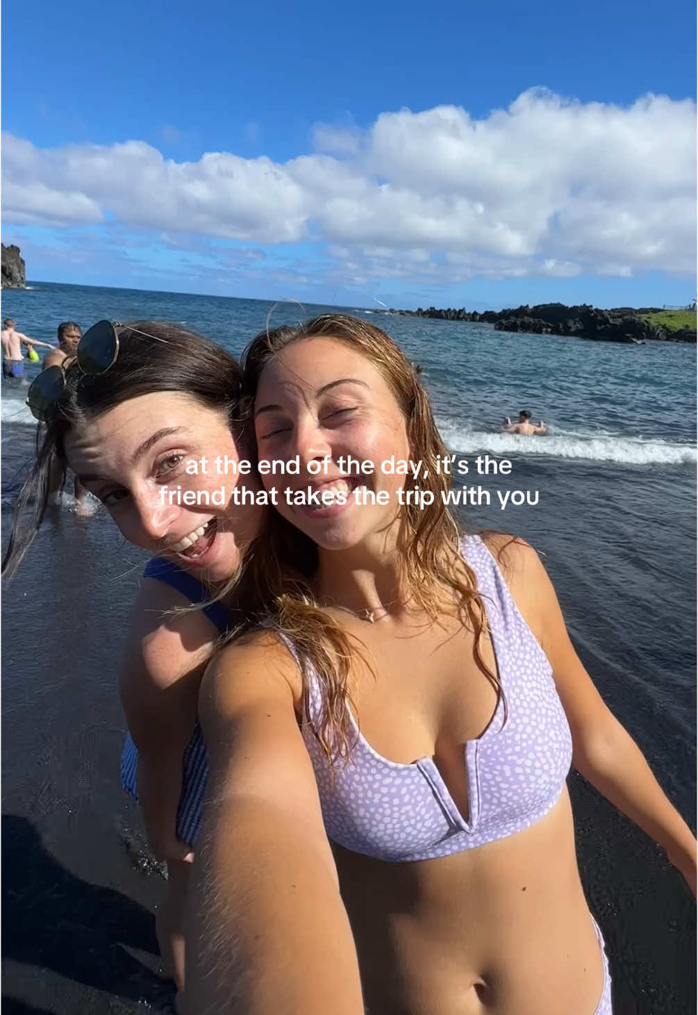 we got asked if we were on our honeymoon. no, just a #roachgirl trip✨  📍maui where to next? @maddy  #longdistancefriendship #travel #traveltiktok #travelfriends #friends #maui #hawaii 