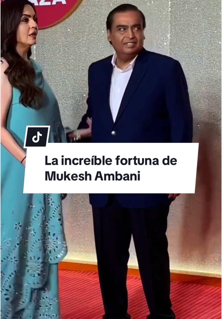 La increíble fortuna de Mukesh Ambani, el hombre mas rico de toda asia  #mukeshambani 