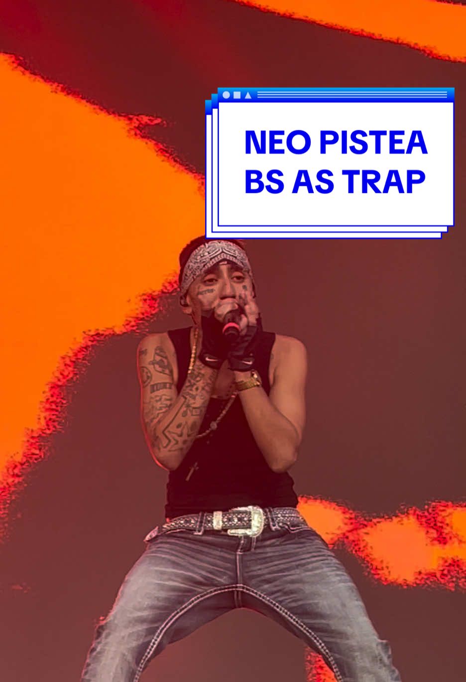 Neo Pistea abrió un bloque increíble del @Buenos Aires Trap 🤟🏼  #neopistea #trap #buenosairestrap #festival @CZ COMUNICACIÓN @Dale Play Live 