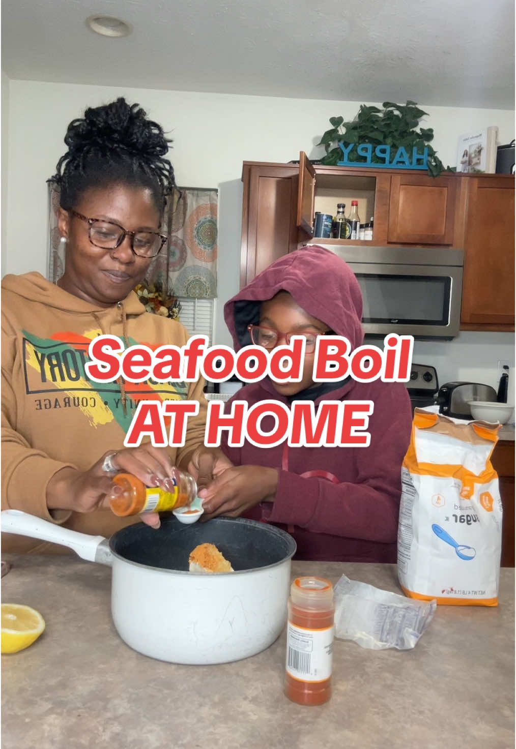Not bad for the first time! 😅🎉 #SeafoodBoil #FamilyDinner #DinnerIdeas #FamilyFun #FamilyTime #CookingVideos #cookingtiktok #BlackFamily #TheWalkersWorld 🌎