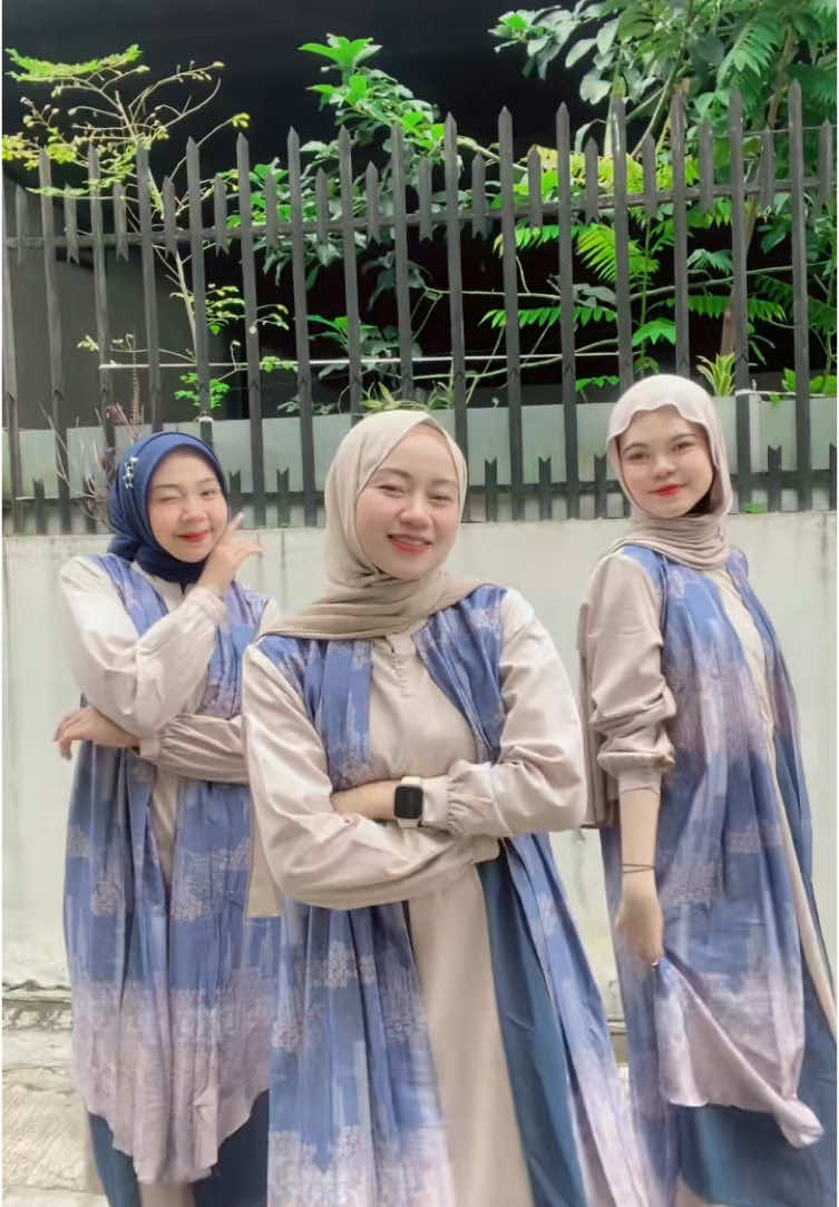 NEW COLLECTION Rayya Series 2025 Elys Blue checkk💙  #trendingsong #tredingvideo #fyppppppppppppppppppppppp #inspirasiraya #gamismurah #gamiskekinian #dresslebaran #fyp #fypシ #sarimbitkeluarga #nibrasfashion #nbrsofficial 