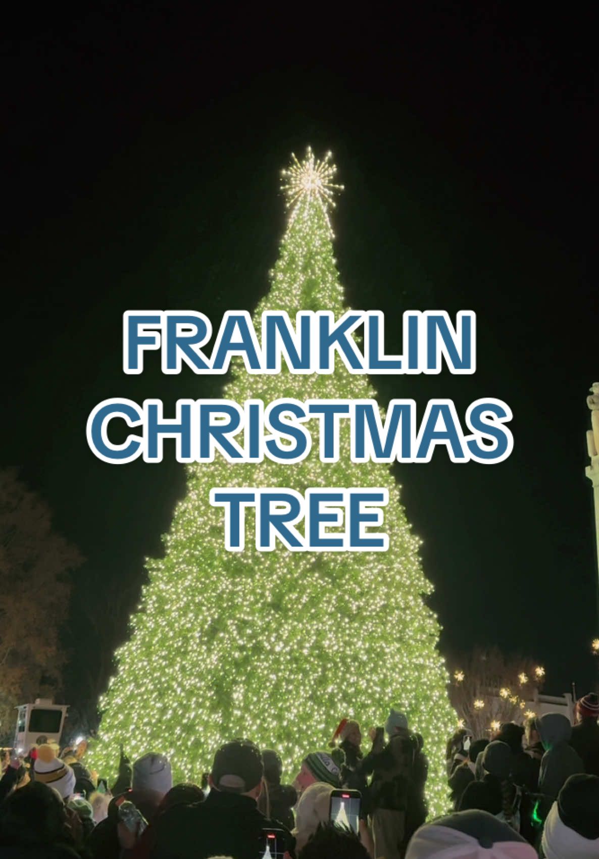 📍2024 Annual Christmas Tree Lighting (Franklin, Tennessee)🎄 • • • #nashville #nashvilletn #nashvilletennessee #visitnashville #nashvillebachelorette #nashvillebacheloretteparty #nashvilleplacestovisit #nashvilleplacestoeat #nashvilletourism #nashvilletourist #nashvillegirlstrip #nashvillelocal #nashvillegirlsweekend #thingstodoinnashville #nashvillerestaurants #nashvillefoodie #nashvilleinfluencer #nashvillefoodblogger #nashvilleitinerary #Nashvilleideas #downtownnashville #broadwaynashville #nashvillechristmas #christmaspopup #christmaspopupbar #christmas #christmas2024 #franklintn #franklintennessee 