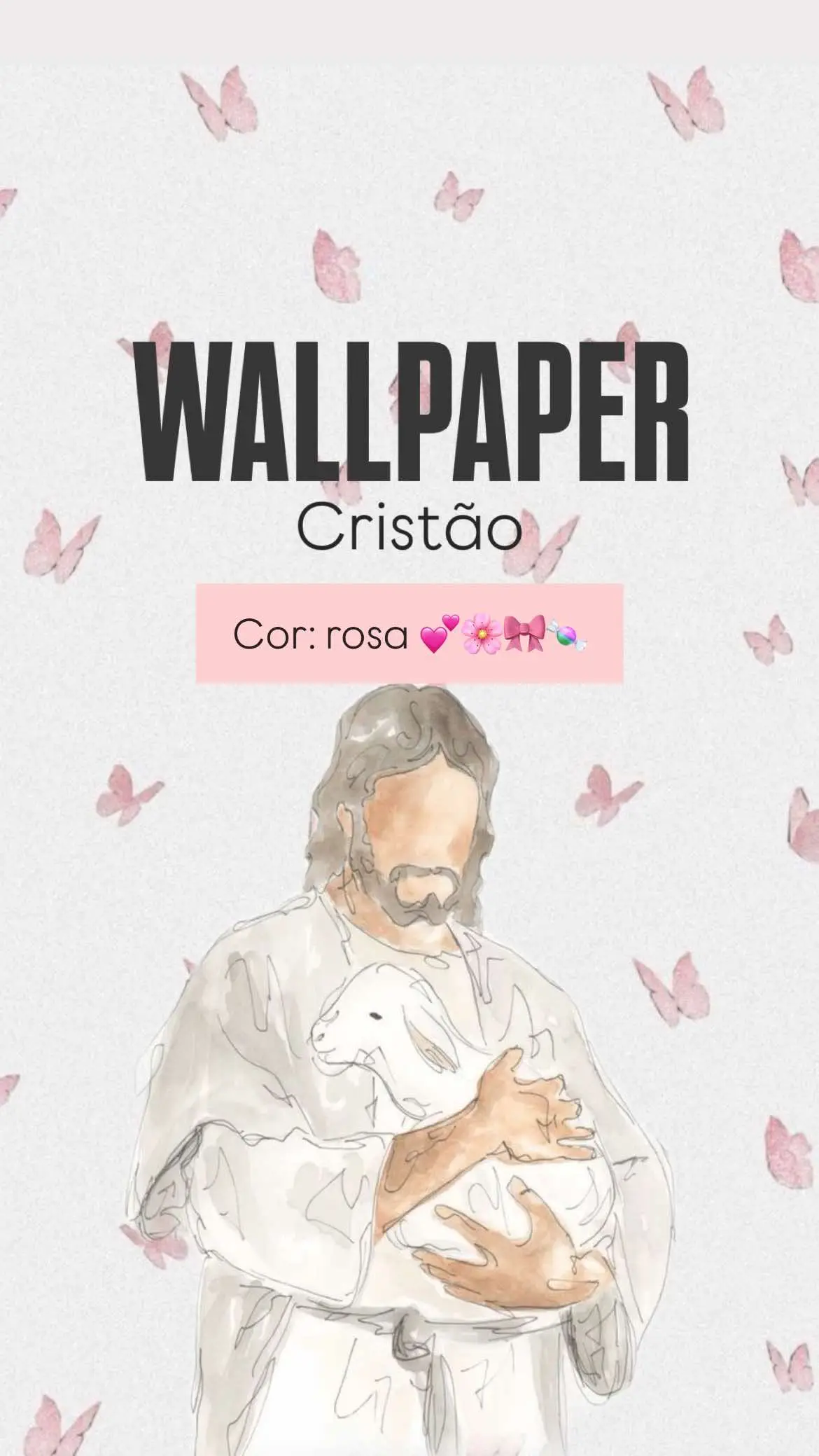 Rosa 💕🌸  #cristaosnotiktok #ocaminhoaverdadeeavida #pelagraça #cristaos #jesus #wallpapercristao #wallpaper 