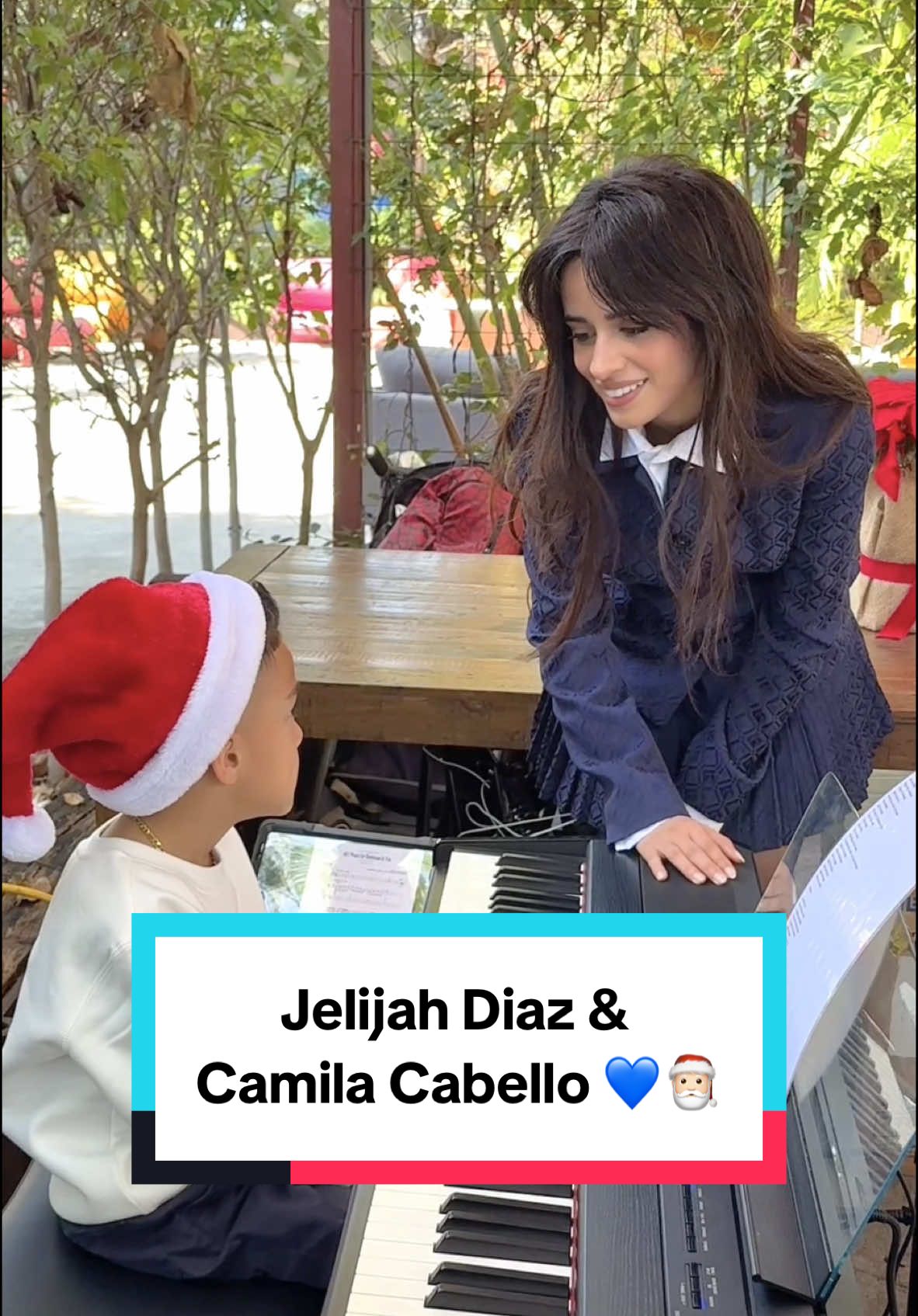 ✨ Jelijah Diaz (6) stunned the one and only @Camila Cabello with a mesmerizing performance at the 3rd annual holiday fair in Miami, benefiting separated and reunified families! 🎄🎹🎅🏻 As Jelijah masterfully played All I Want for Christmas Is You , Camila was captivated by his talent and adorable personality! 😍 She couldn't resist grooving and singing along, creating an unforgettable moment with Jelijah! 💙 #camilacabello #childprodigy #talentedkids #pianokids #musickids #youngmusician #alliwantforchristmasisyou #christmas2024 #jelijah #jelijahdiaz 